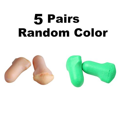 3/5/10/12Pairs Soft Foam Ear Plugs Ear Protection Earplugs Anti-Noise Sleeping Plugs For Travel Foam Soft Noise Reduction