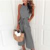 Stylish Womens Summer Striped Wide Leg Holiday Jumpsuits Playsuits Elegant Culotte Ideal For Any Occasion