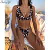 Neu Qualität Bikini Badeanzug Europa und Die Vereinigten Staaten Sexy Versammelt Einfarbig Split Bikini Badeanzug
