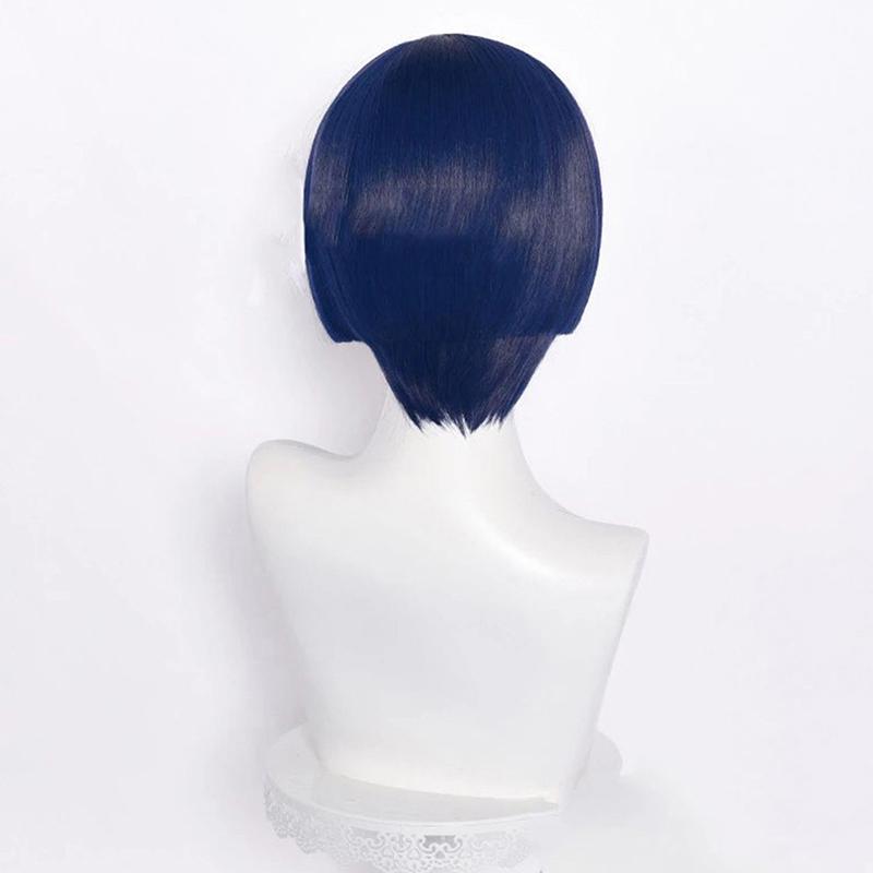 Genshin Impact Cosplay Scaramouche Wig Blue Wig Cosplay Anime Wigs Halloween Wig