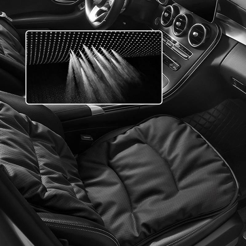 SEAMETAL Potah autosedačky Nappa kůže Polštářek chránič autosedačky Zimní hřejivá podložka na sedadlo Měkký prodyšný potah sedadla Podložka Příslušenství