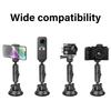 High Stability Car Window Camera Mount with 1/4" Screw 360 Degree Rotation Suction Cup for Sports Cameras Accessories