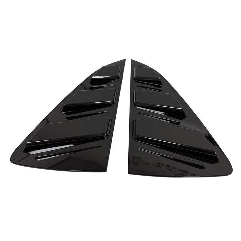 For Volkswagen VW Polo MK5 6R 6C 2011-2017 Car Rear Window Quarter Louver Shutter Cover Side Vent Trim Sticker ABS Accessories