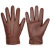 Gants en Cuir Véritable Peau de Mouton Hommes Femmes Hiver Chaud Doublure Cachemire Écran Tactile Gants de Sport pour Course à Pied Vélo Ski Conduite