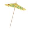 20pcs Wooden Bar Cocktail Decor Mixed Color Cocktail Mini Umbrella Parasol Snack Toothpicks