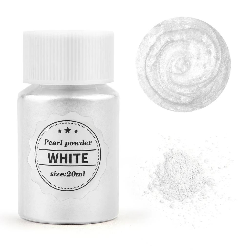 24-Color Natural Mica Powder Set – 10g/Bottle Pigment for Epoxy Resin, Soap, Candle Making, Dye & Nail Art