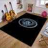Manchester City Emblem Design gemustertes Teppich, rutschfeste Matte geeignet für Wohnzimmer- und Schlafzimmer-Sofas