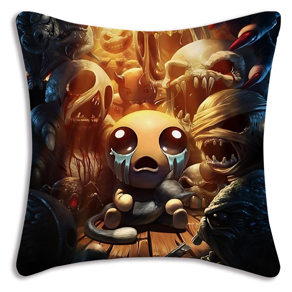 Cartoon The B-Bindings Of Isaac Pillow Covers Cartoon Sofa Decorative Home Double-sided Printing Short Plush Cute Cushion Cover