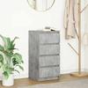 VidaXL Buffet Concrete Grey 37.5x35x76 Cm Engineered Wood, Storage Furniture, Kitchen Storage Furniture, Furniture of 861754