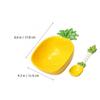 Pineapple Salad Bowl Ceramic Kid Rice Bowl With Spoon 300ml