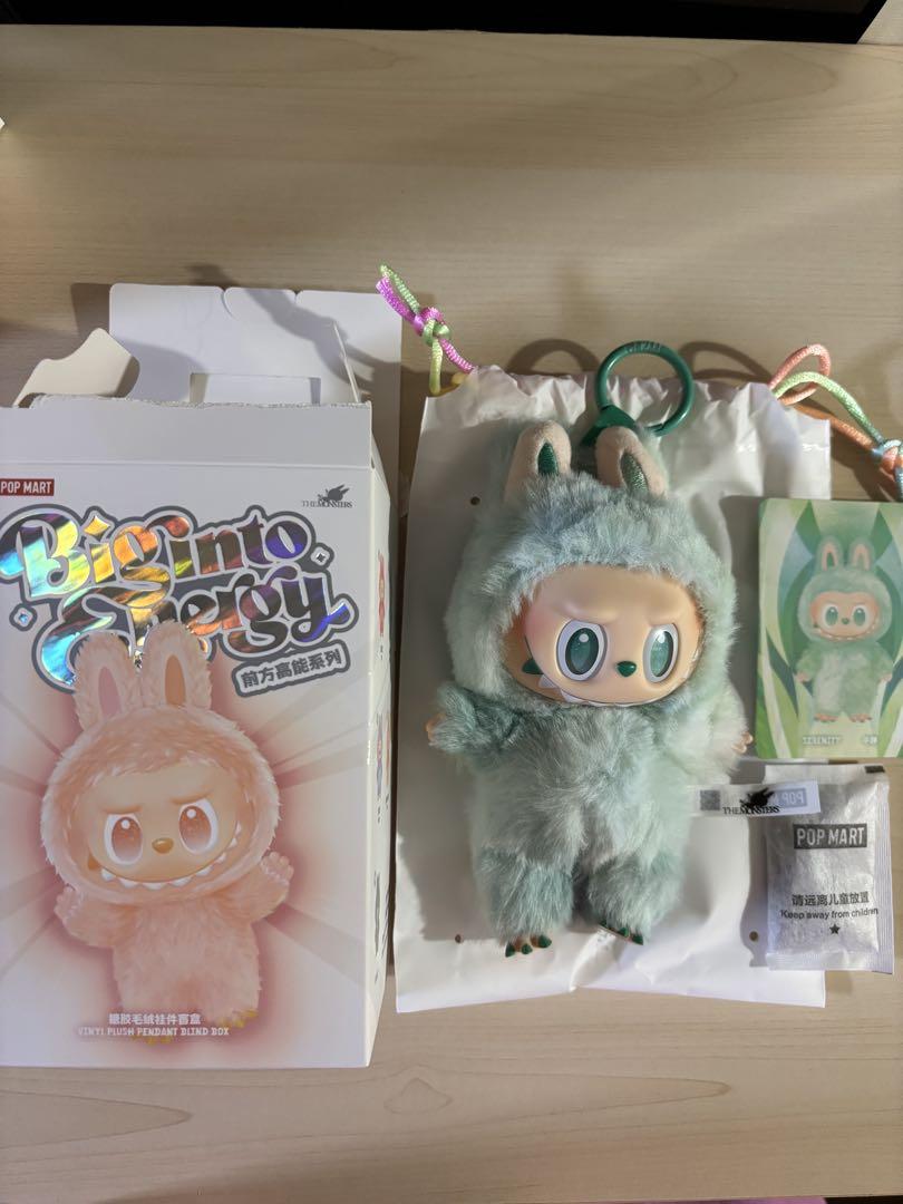 

[Б/У] Оригинальный POP MART LABUU Lovebu Зелёный SERENITY