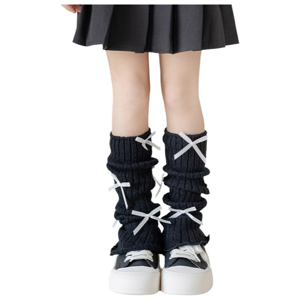 High Elastic Kids Leg Warmers Knitted Children's Foot Warmer Long Stockings  Autumn Winter Season