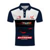 Men's Street Racing 2026 Model Polo Shirt with 3D Printing Technology, Breathable