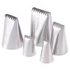 5Pcs Basket Weave Tips Icing Piping Nozzle Stainless Steel Writing Tube Nozzle