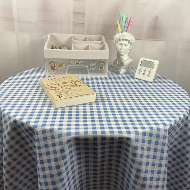 

Dining Table Cloth Dust-proof Floral Tablecloth Ins Modern Nordic Style Picnic Dorm Desk Cover Background Decoration Party Obrus 60x150cm
