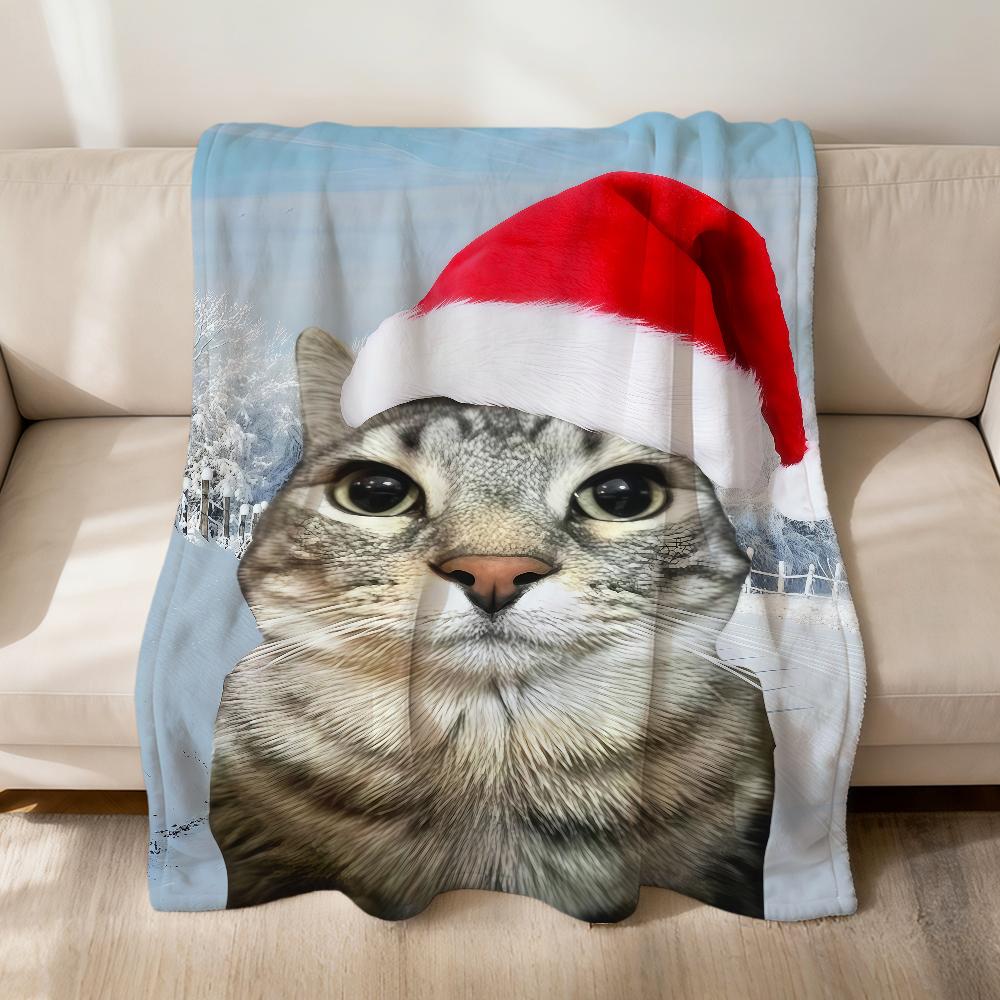 Kawaii Abstrakt lustig Sigma Meme Ägypten Katze Flanell weich warm Plüschdecke Sofa Wohnzimmer Haustier hogar Bett Geschenk Zuhause Auto tragbar