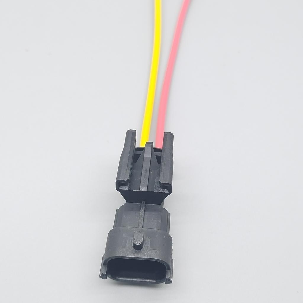 shhworldsea 2pin 3.5mm Fuel Injector Plug 1928403698 Automotive Male and Female Waterproof Connector 936059-1