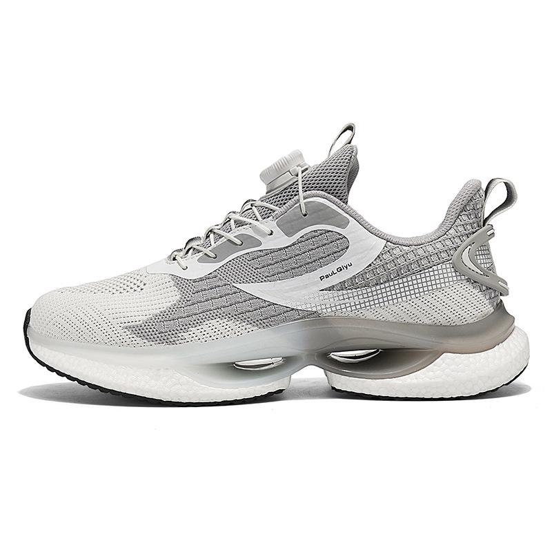 Spring and Summer New Men's Shoes Popcorn Casual Sports Running Shoes Fashionable Versatile Outdoor Shoes Rotating Buckle Trendy Shoes