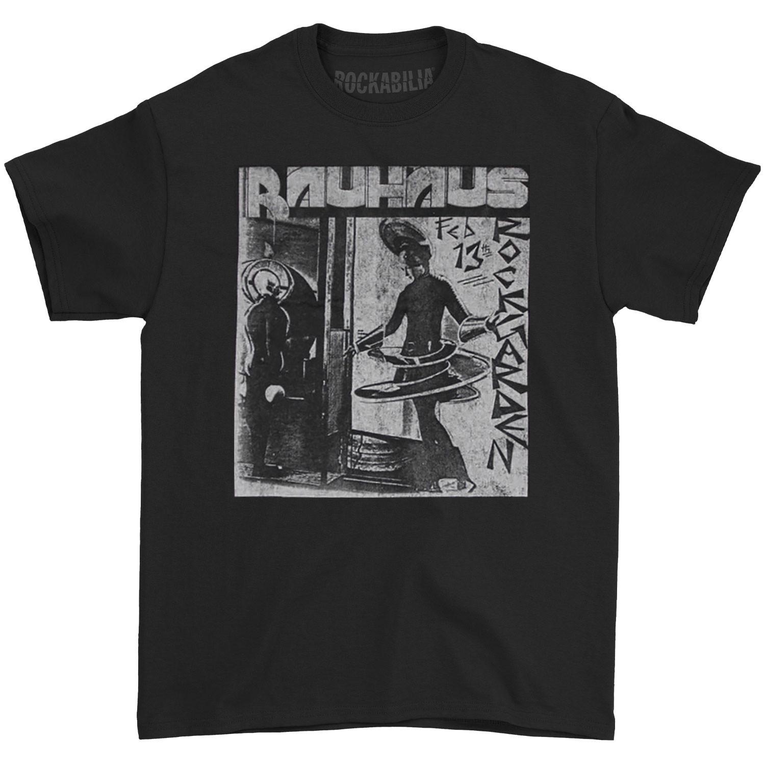 Men s Bauhaus Rock Garden Retro T-shirt XX-Large Black XXXL