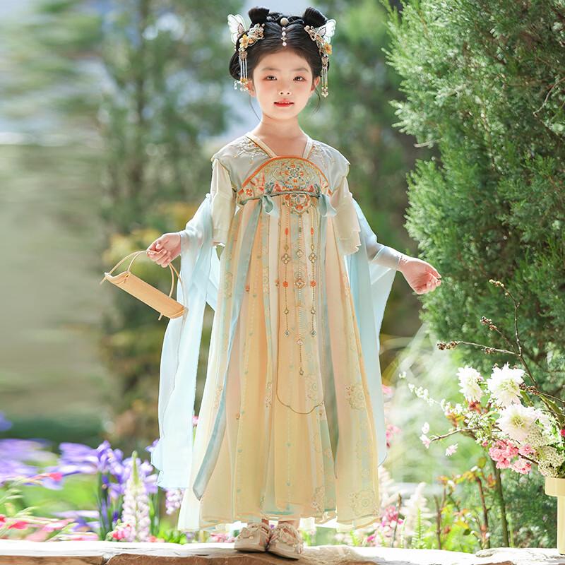 Girls' Summer Ancient Style Hanfu Dress