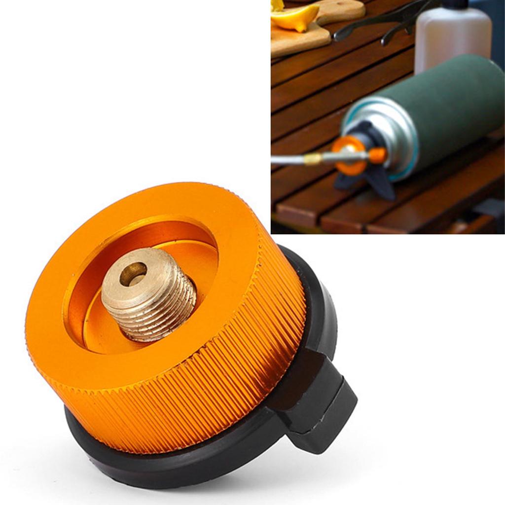 Campingovn Adapter Gass Converter Erstatning Gas Tank Konverteringshode med selvlukkende funksjon