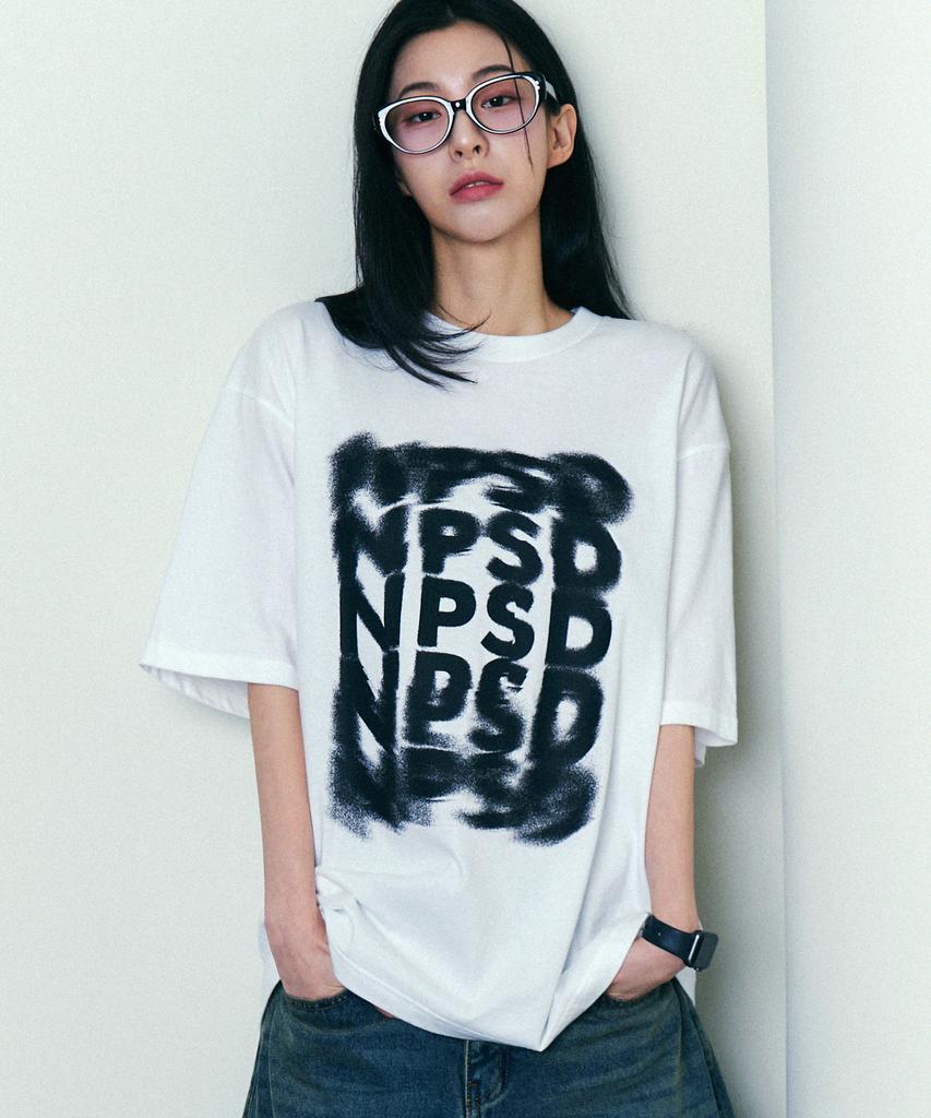 NP STUDIO [2Pack] Npsd Logo Oversized T-Shirt 2 Colors