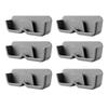 6PCS Window Glasses Storage Case Wall Mounted Glasses Organizer Box for Eyewear and Sunglasses Displaying Tool