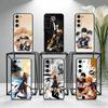 E-Epic Volleyball Haikyuu Handyhülle Für Samsung Galaxy A73,A72,A71,A70,A53,A52,A51,Andere Weiche Schwarze Hülle