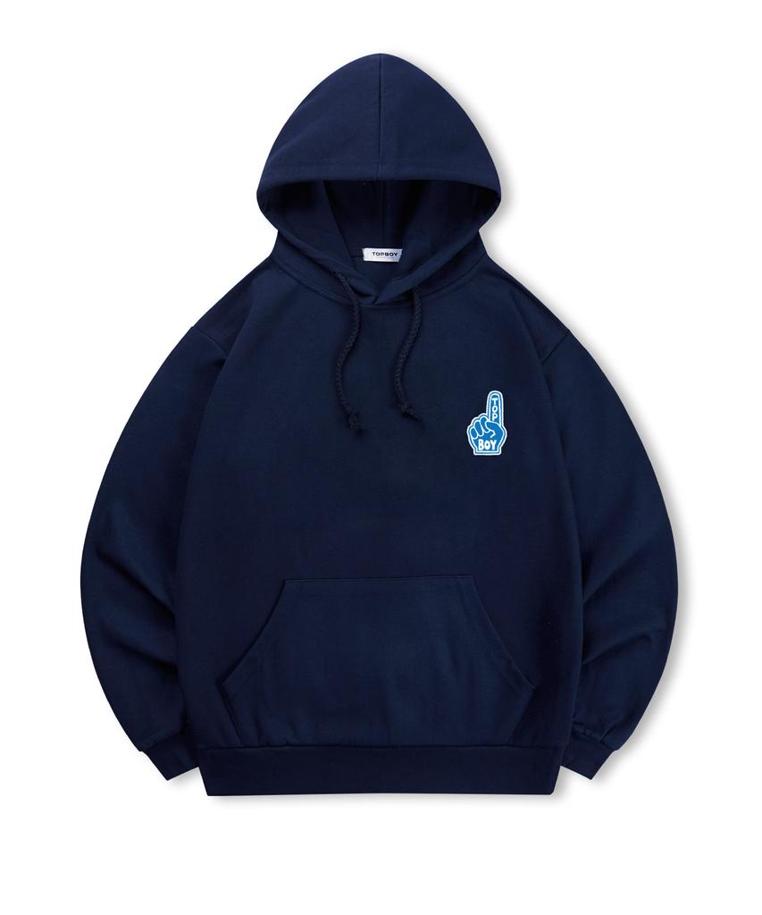 [Non-Fleece Or Fleece-Lined] Number One Printed Hooded Sweatshirt (Type A)