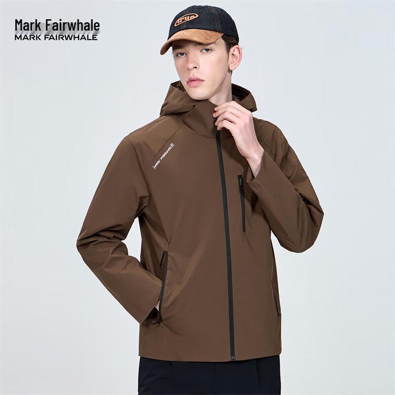 

Mark Fairwhale Men s Three-Proof Hooded Outdoor Jacket 2XL