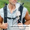 Portable USB Rechargeable Clip-On Fan with Digital Display and High Wind Power, Includes Handheld Cooling Ice Pack