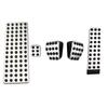 Car Pedal Cover for Mercedes Benz W126 1981-1991 W463 2002-2019 LHD Pedals Gas Accelerator Brake Foot Rest Pad Accessories