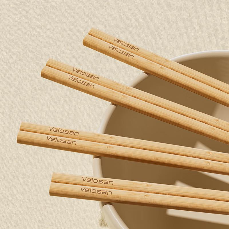 VELOSAN Natural Bamboo Chopsticks