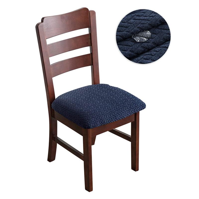 Real Waterproof Chair Cover Stretch Dining Room Seat Covers Chair Cheap Washable Jacquard Chair Covers For Home Hotel Kitchen