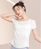 Stylish Quick-Dry Yoga Cover-Up: Spring/Summer Short Sleeve Fitness Wear with Beautiful Back Design for Women