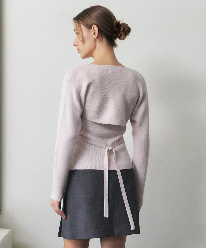 ARTID Merino Wool Bolero Setup Knit_4 Colors