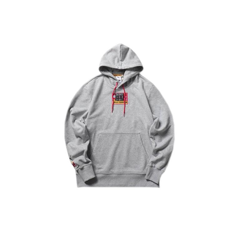 PUMA x Helly Hansen Hoodie Grey Red Men s 597149-04 M