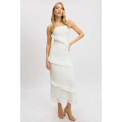 Elegante Tube Top Heupbedekkende Lange Rok Jurk Dames Lente en Zomer Onafhankelijke Website