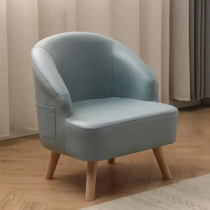 Small Leisure Single Sofa Chair Living Room and Bedroom Seat Balcony Reception Chair Hotel Lounge Chair Cozy Guest Seating