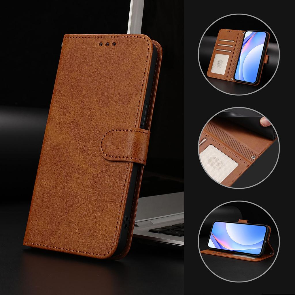 Flip Leather Wallet Phone Case with Card Slot Protective Cover for Poco F8 Pro F8 Ultra F7 F7 Pro F7 Ultra F6 F6 Pro F5 F5 Pro