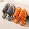 Qidashun Home Cotton Slippers Autumn and Winter Warm Cotton Drag Couple Home Fluffy Slippers Non-slip Warm