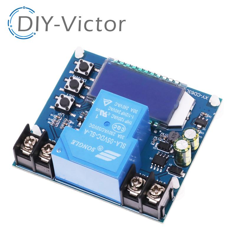 XY-CD63L 30A Batterielade-Steuermodul Volle Abschaltung DC-Spannungsschutz Unterspannungs Stromausfallschutz