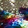Mens Double-sided Sequin Suit Jacket Shiny Blazers