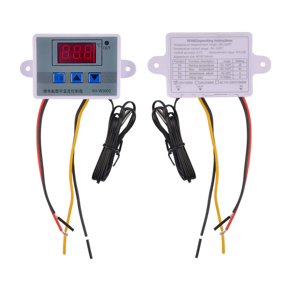 XH-W3002 W3001 Digital LED Temperature Controller 10A Thermostat Regulator For Industrial Tool Accessories