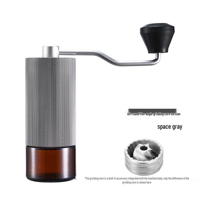 Portable Manual Coffee Grinder with Stainless Steel Core
