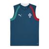 Camiseta Regata Masculina de Treino da Seleção de Portugal com Absorção de Umidade, Ajustada, Gola Redonda, Sem Mangas, Secagem Rápida 784770-15