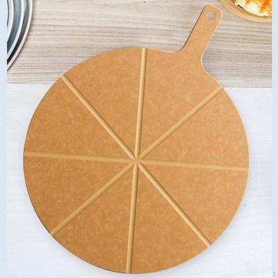 Pizza Cutting Board Cheese Platter Gift Kitchen Tool Round Server Tray Prep for Food