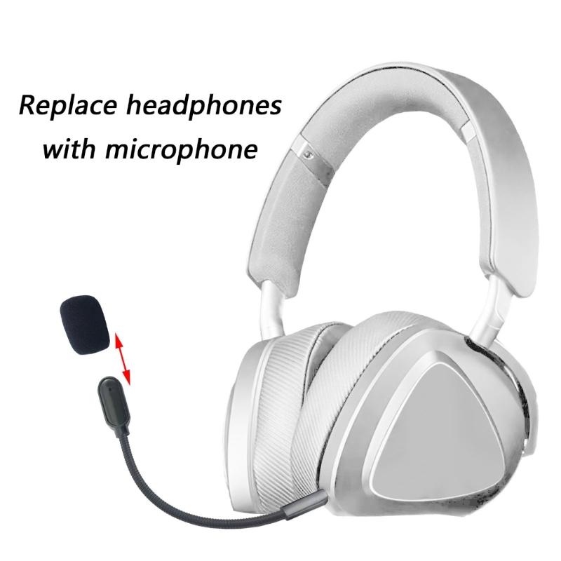 MultiPurpose 3.5mm Microphone Boom For Wireless Headsets Suited For Gamers Professional Improving Voice Interaction