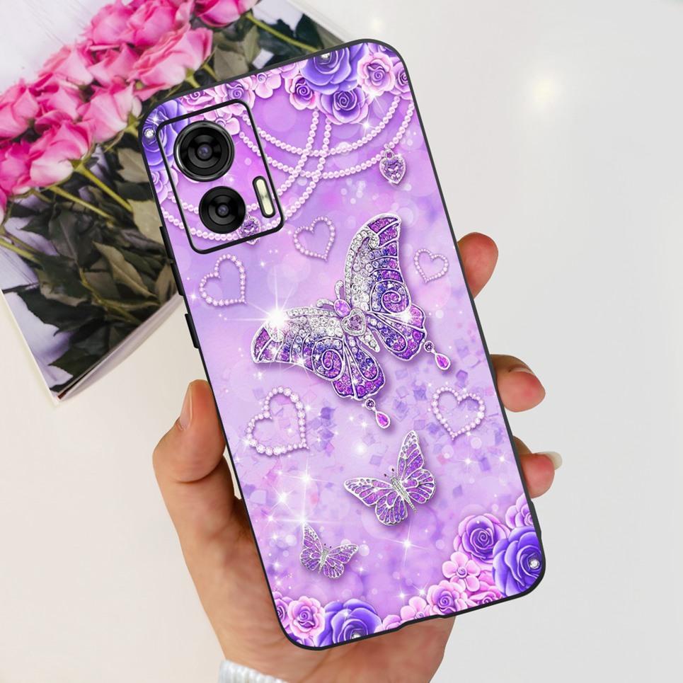 Per Motorola Edge 30 Neo / 30Lite / 30Pro 5G 4G Cover Posteriore Cartone Animato Stile Cool Animali Ragazza Morbido TPU Silicone Custodia per Telefono Paraurti