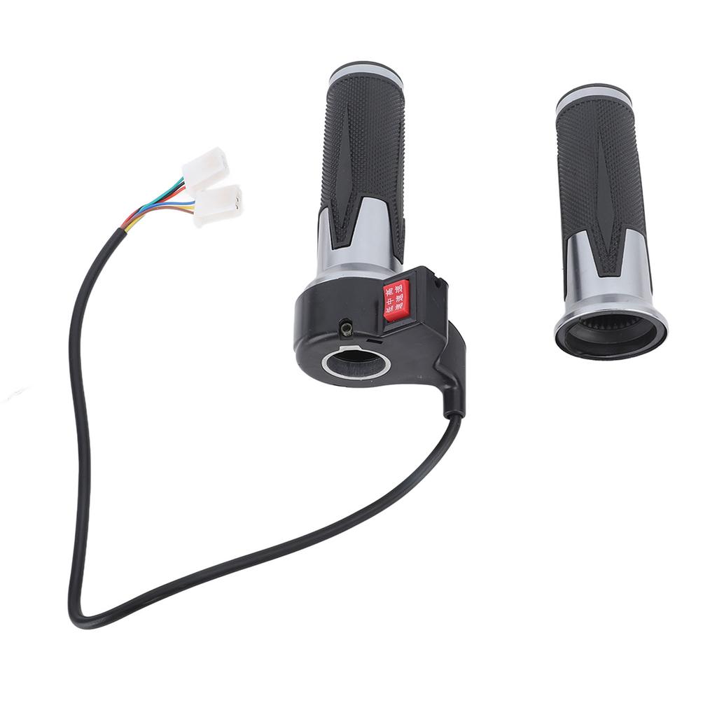 1 Pair Electric Bike Handlebar Grip Twist Throttle High Medium Low 3 Speed Electric Bicycle